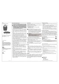 Notice MEDISANA PS 100 Balance