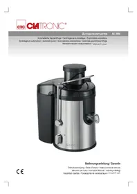 Notice CLATRONIC AE 3666 Wyciskarki do cytrusów