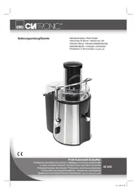 Notice CLATRONIC AE 3532 Wyciskarki do cytrusów