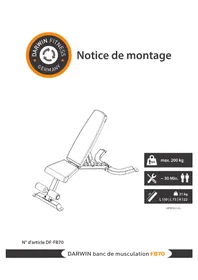 Notice Darwin FB70 Équipement de fitness