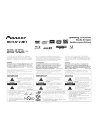 Notice PIONEER BDRS12UHT Voiture
