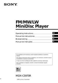 SONY MDX-C5970R - Bilradio