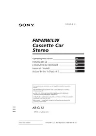 XR-C113 SONY