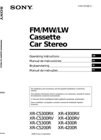 SONY XR-C5200R - Rádio de carro