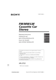 XR-2753 SONY