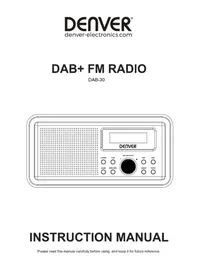 Notice DENVER DAB30 Radio