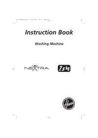 Notice HOOVER HNF6127 Máquina de lavar