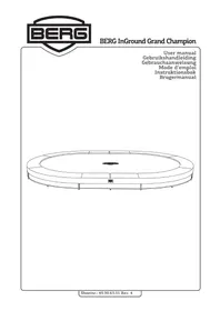 Notice Berg GRAND CHAMPION INGROUND Trampoline