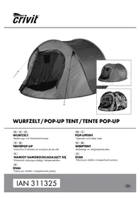 Notice CRIVIT IAN 311325 Tente