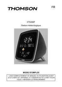 Notice THOMSON CT500BT Radio reloj