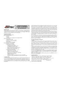Notice Hitec FLASH 4.5 Radio
