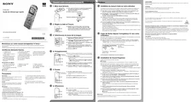 Notice SONY ICDUX533F Dictaphone
