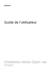 Notice SONY STH40D Casque audio