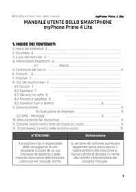 Notice myPhone PRIME 4 LITE Smartphone