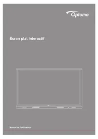 Notice OPTOMA 3751RK Moniteur