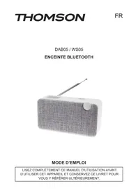 Notice THOMSON WS05 Caixa de som bluetooth