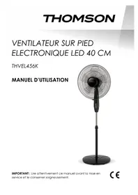 Notice THOMSON THVEL456K Climatisation