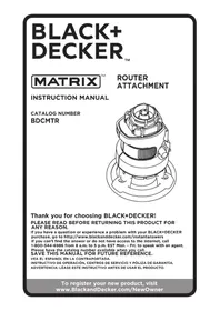 Notice BLACK & DECKER MATRIX BDCMTR Multitools