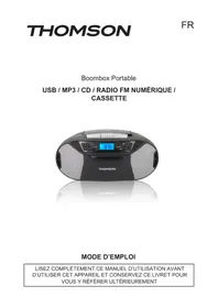 Notice THOMSON RK250UCD Impianto Hi-Fi