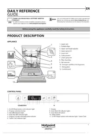 Notice HOTPOINT HIC 3C26 CW Lave-vaisselle
