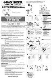 Notice BLACK & DECKER BDL210S Pointeur laser