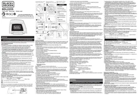 Notice BLACK & DECKER BDL220S Pointeur laser