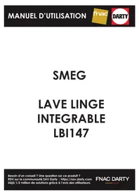 Notice SMEG LBI147 Tvättmaskin