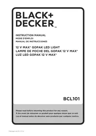 BLACK &amp; DECKER BCL101 - Iluminación