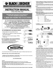 BLACK &amp; DECKER VP720 - Visseuse