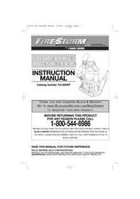 Notice BLACK & DECKER FS1200RP Router