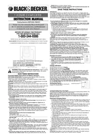 Notice BLACK & DECKER FS240FC Chargeur de batterie