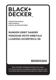 BLACK &amp; DECKER BDERO200 - Sander
