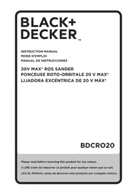 BLACK &amp; DECKER BDCRO20C - Sander