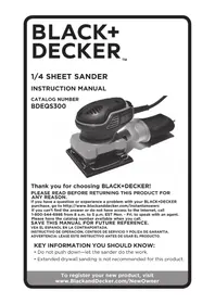 BLACK &amp; DECKER BDEQS300 - Sander