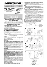 BLACK &amp; DECKER MS700G - Ponceuse