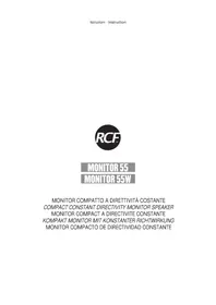 Notice RCF MR 55 Haut-parleur