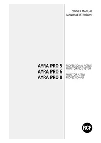 Notice RCF AYRA PRO 5 Moniteur