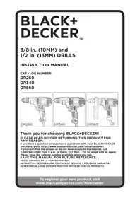 BLACK &amp; DECKER DR260C - Perforar