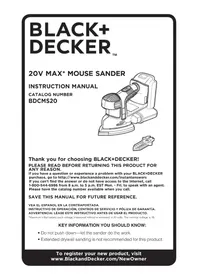BLACK &amp; DECKER BDCMS20 - Ponceuse
