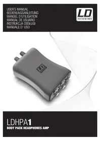 Notice LD Systems HPA1 Bouchon d'oreille