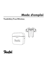 Notice Teufel AIRY TRUE WIRELESS Ecouteur