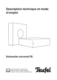 Notice Teufel CONSONO 35 IMPAQ Système home cinéma