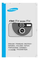 Notice SAMSUNG FINO 15SE Appareil photo