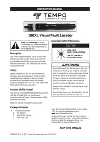 Notice Tempo 180XL Câble pour ordinateur et périphérique
