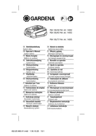 Notice GARDENA PBA 18V36 P4A Batterie