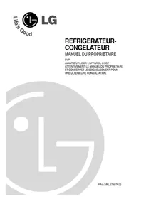 Notice LG GNM392YVQ Réfrigérateur-congélateur