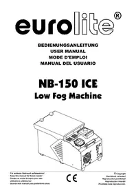 Notice Eurolite NB150 ICE Machine à effet