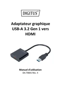 Notice Digitus DA70841 Carte réseau / adaptateur
