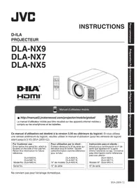 Notice JVC DLANX5 Projecteur