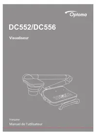 Notice OPTOMA DC556 Appareil photo